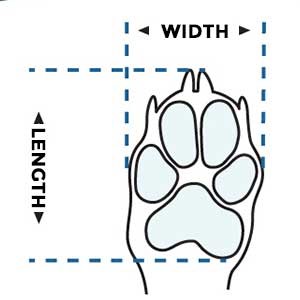 Pet Boot Sizing Guide
